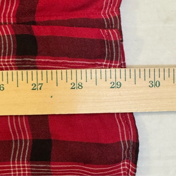 J Jill Tunic Shirt Plaid Button Up With Pockets - Picture 10 of 10